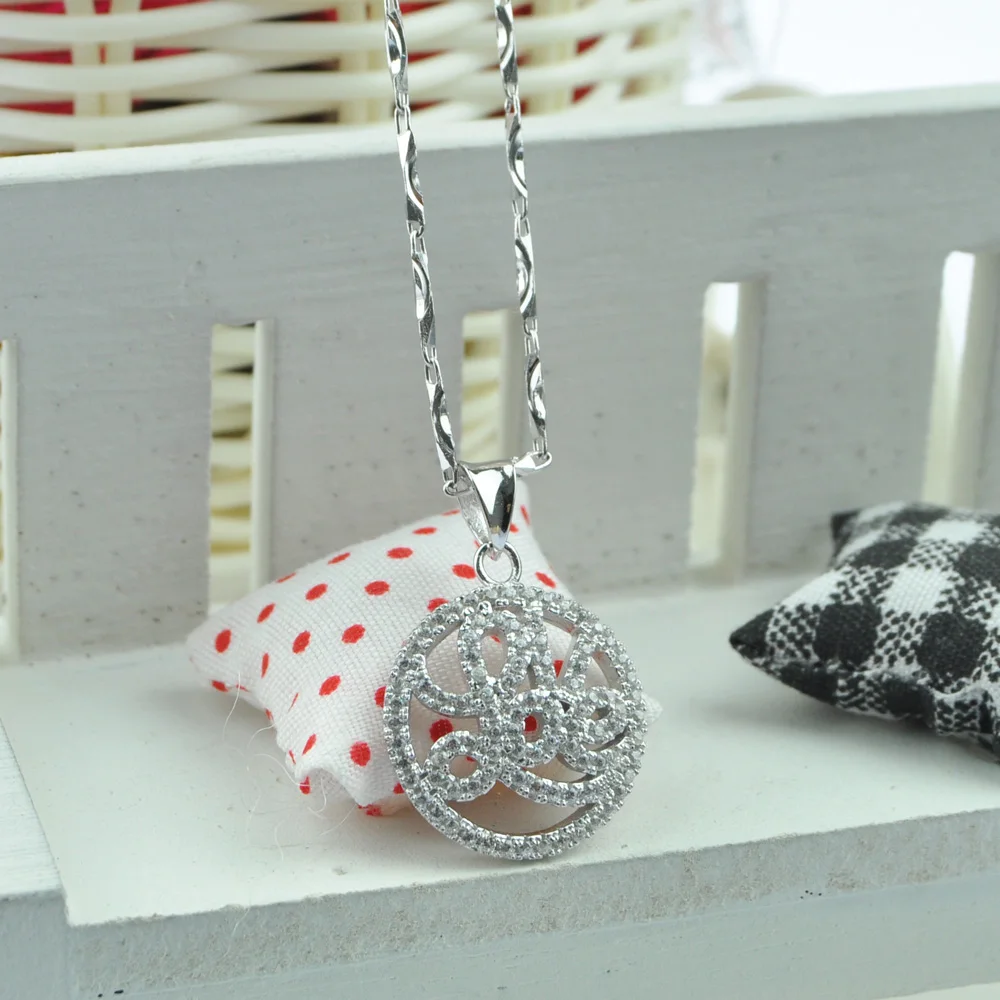 Очаровательные винтажные женские белые хрустальные круговые ожерелья и