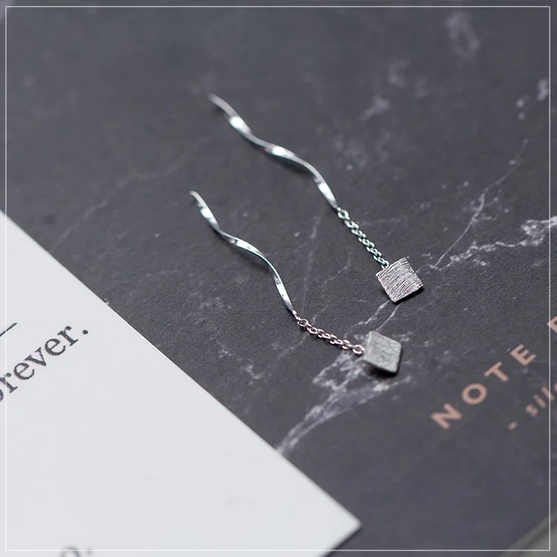 Серьги гвоздики из серебра 2019 пробы квадратные 100% см|Серьги-гвоздики| |