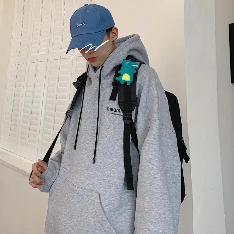 Осень и зима 2019 мужские с капюшоном шиди хип-хоп свободные cecc ленивый ветер. |