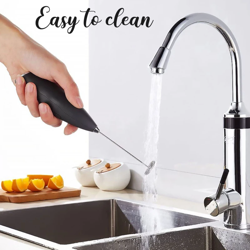 

VOGVIGO Electric Milk Frother Automatic Handheld Foamer Coffee Maker Egg Beater Milk Frother Portable Kitchen Coffee Whisk Tool