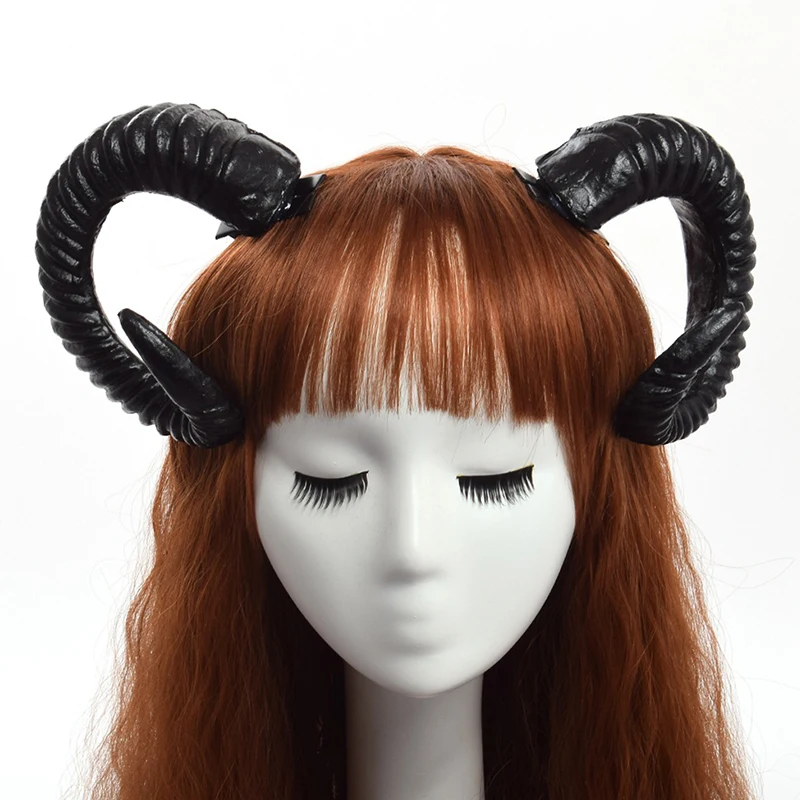 Небольшой оперативная память рога моделирование Пластик коз Рог DIY повязка на