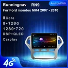 Runningnav для Ford mondeo MK4 2007 - 2010 Android автомобильное радио мультимедийный видео плеер навигация GPS
