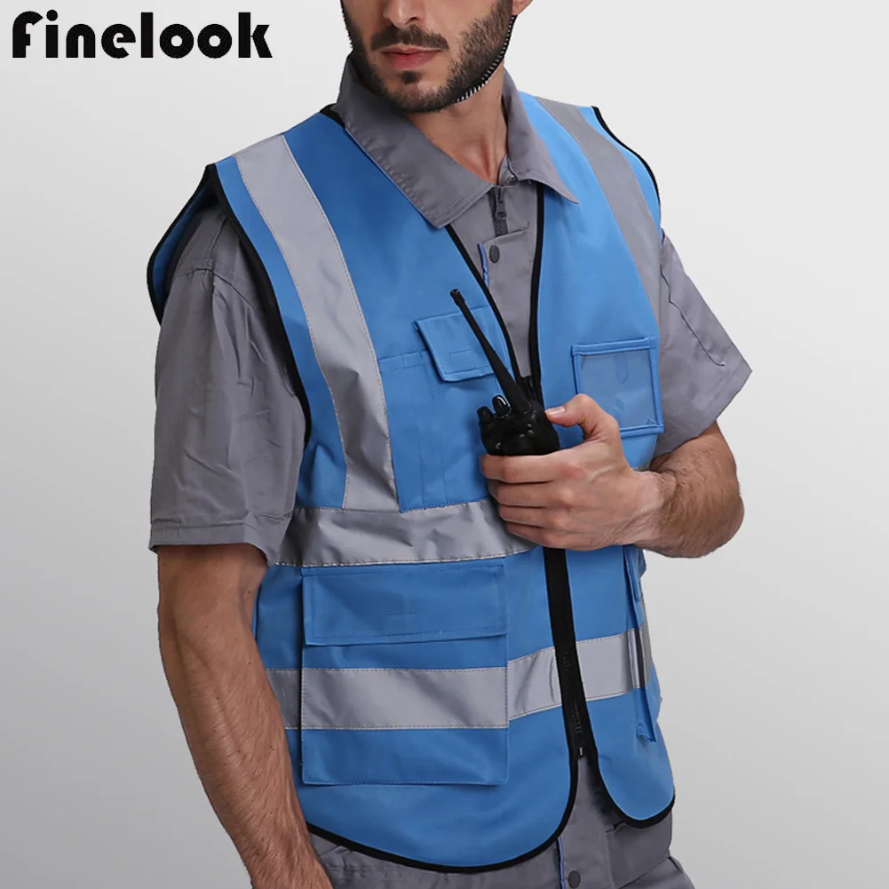 HIRIIGN светоотражающий жилет высокой видимости для безопасной работы двухцветный