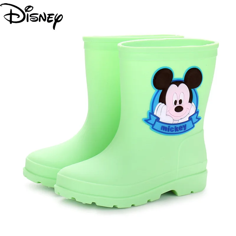 

Disney's New 2021 Cute Cartoon Printing Waterproof Non-slip Rubber Water Shoes Casual and Fresh Children's Rain Boots