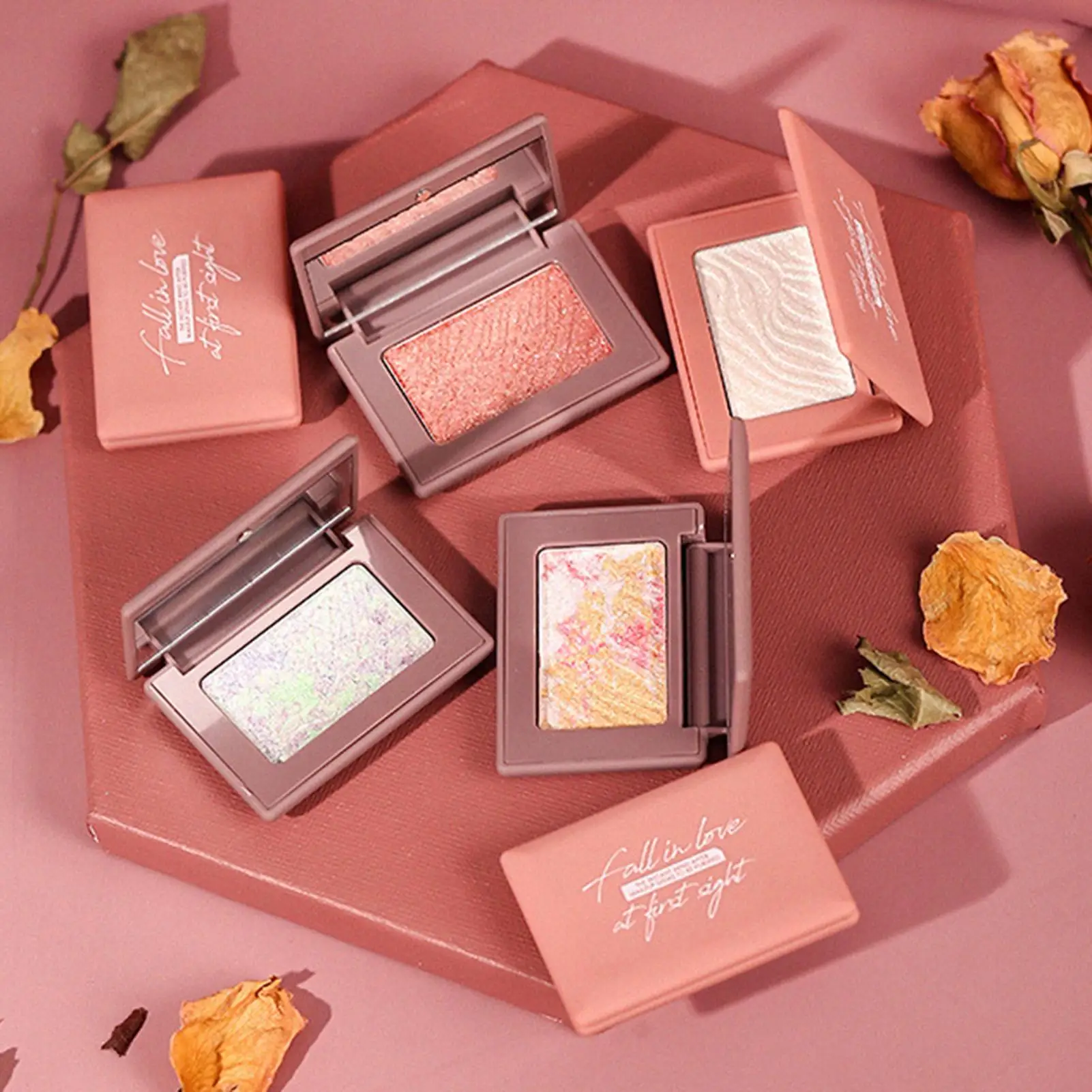 

Палитра монохромных теней для век, трехмерная косметика для глаз