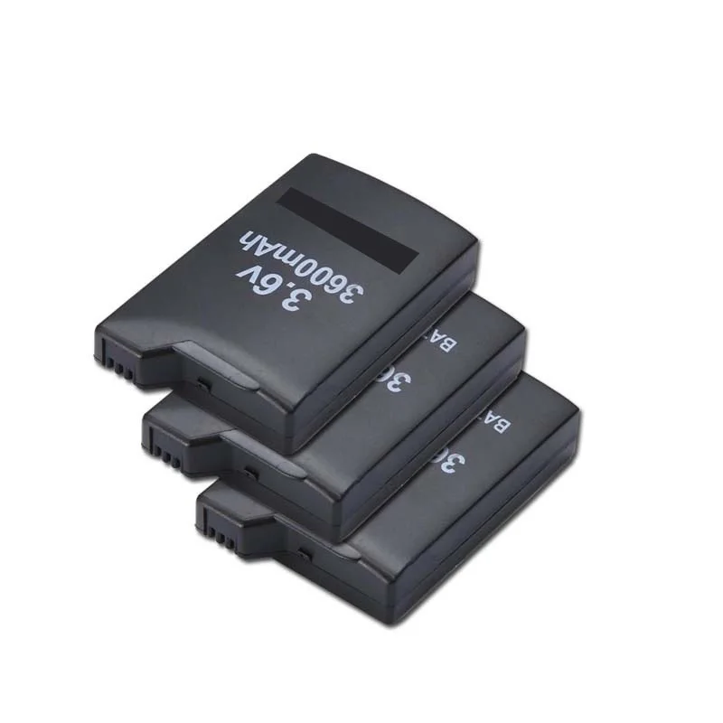 

Replacement Cells 2PCS Gamepad Battery 3.6V 3600mAh for Sony PSP 2000 PSP 3000 PSP2000 PSP3000 PlayStation Portable Rechargeable