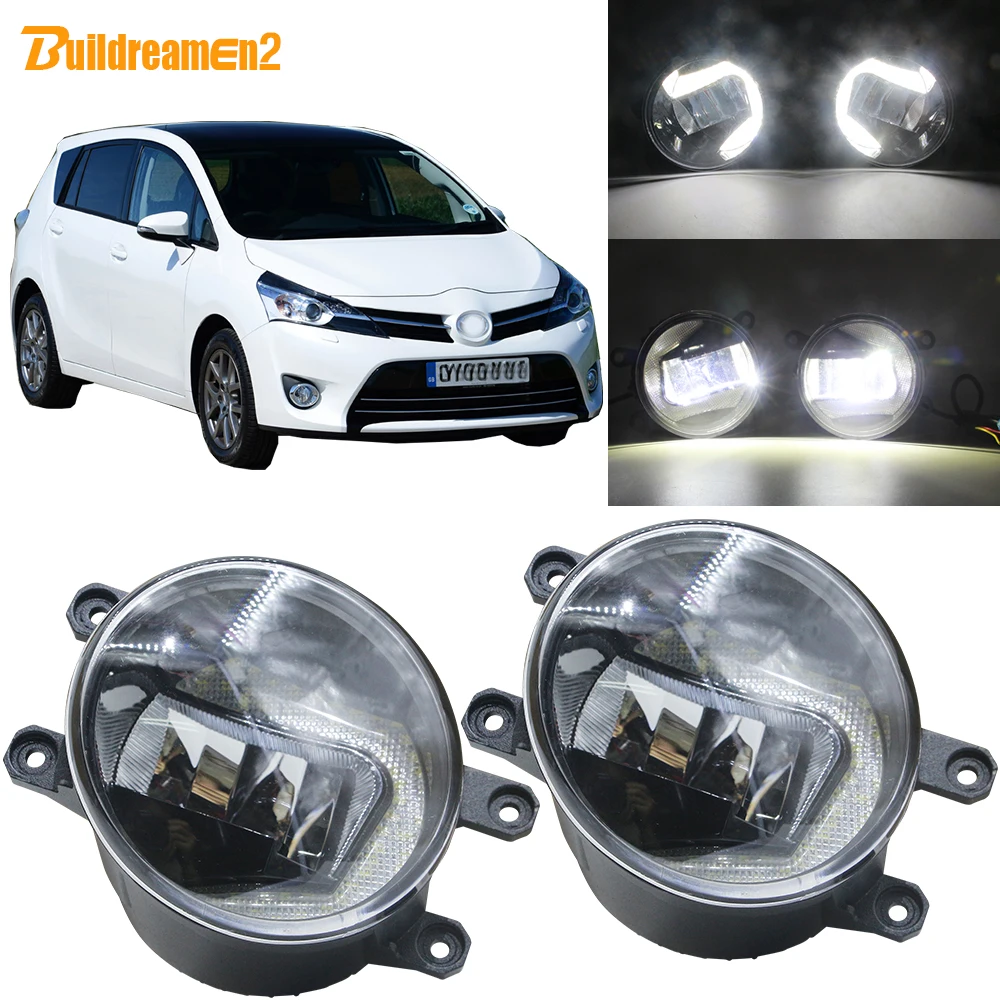 Buildreamen2 для Toyota Verso 2009 2018 автомобильные аксессуары светодиодный ная лампа