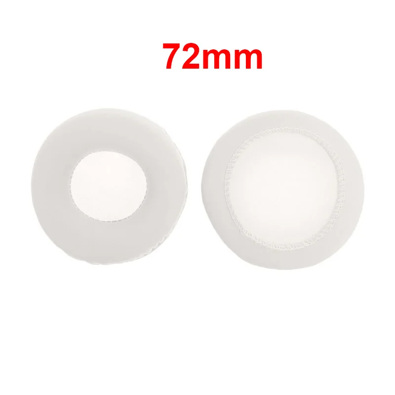 72mm White 1 пара амбушюр Пена Губка наушники защитная крышка 65 мм 75 мм амбушюры Замена для Audio-Technica SJ1 SJ11 SJ33 - Цвет: 72mm White