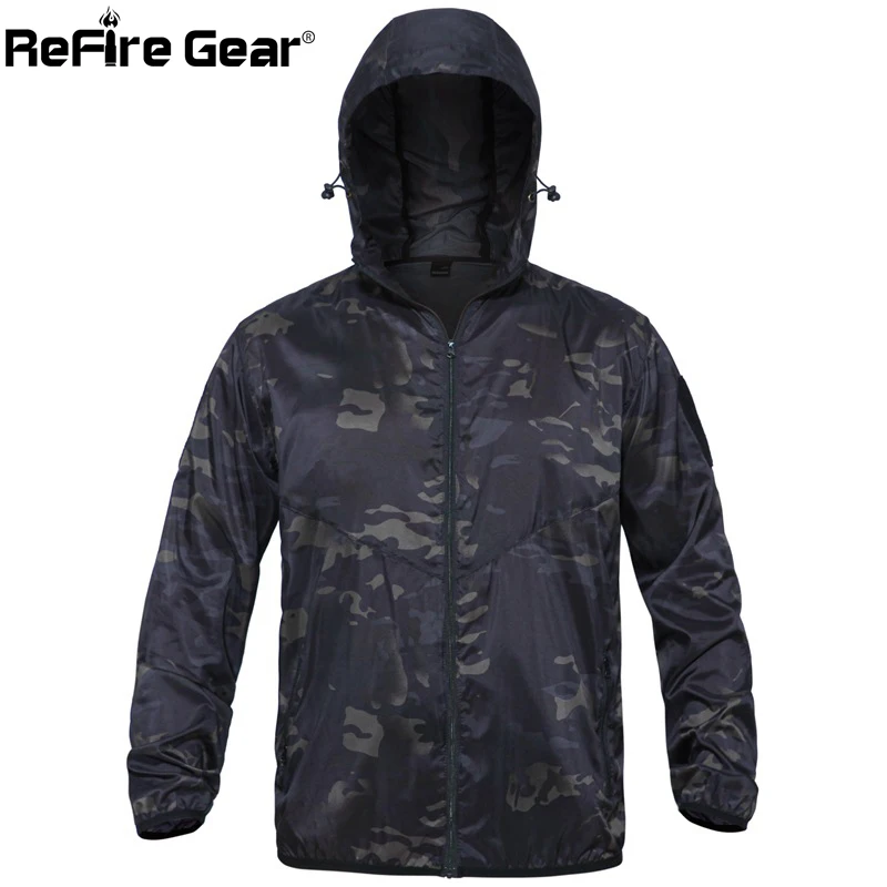 Куртка ReFire Gear Мужская камуфляжная тактическая светильник Кая быстросохнущая