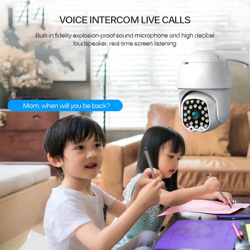 

1080P Cloud HD IP Camera WiFi Auto Tracking Camera Baby Monitor Night Vision Security Camera Home Surveillance Camera