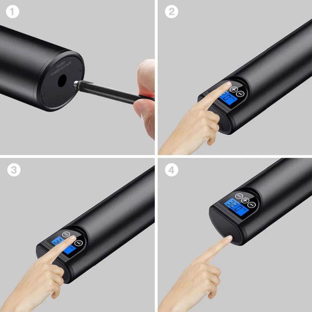 

E-ACE Compressor For Cars 150PSI Air Pump With Battery Portable Car Tyre Inflator Air Compressor Wheels Bicycle Tires Electric