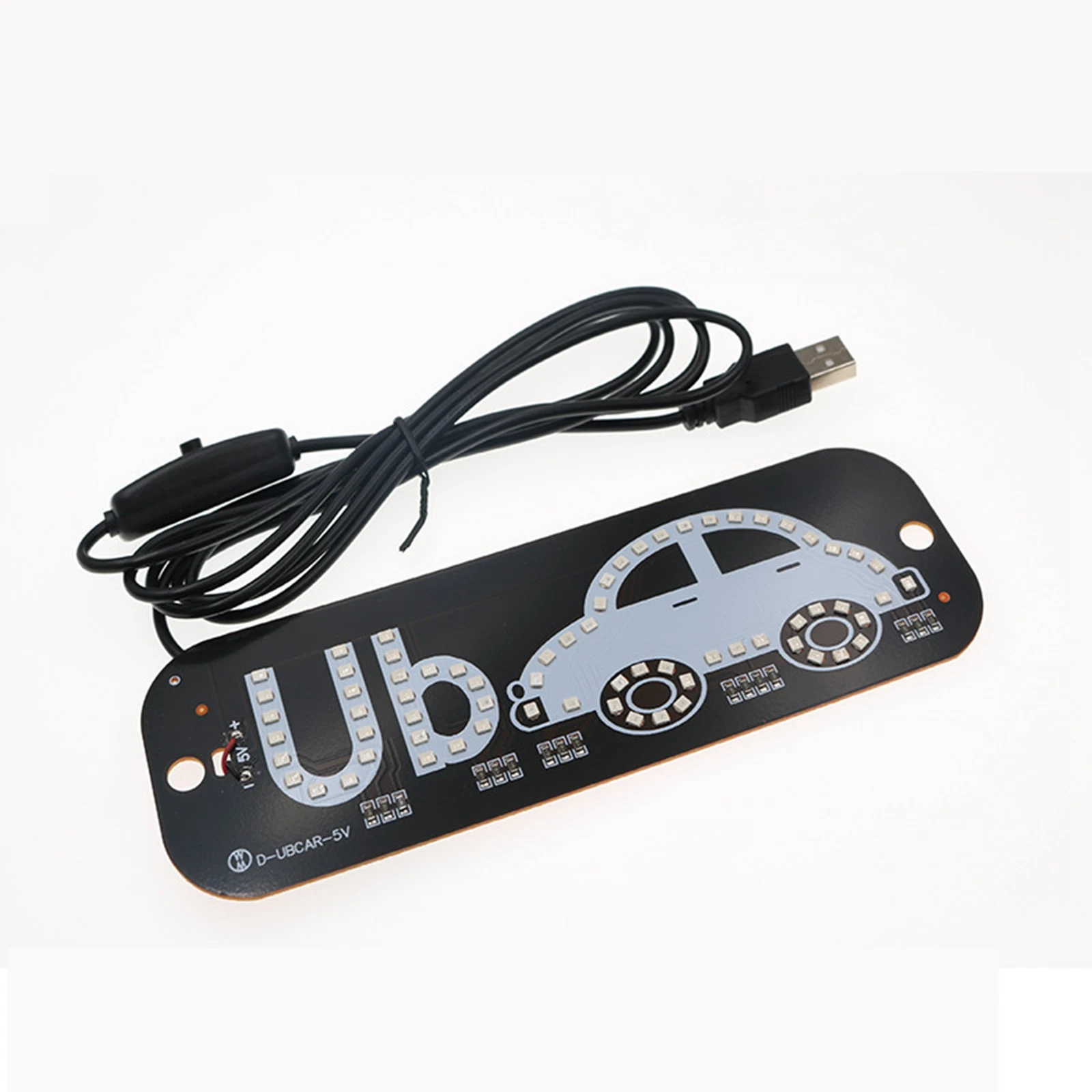 

USB LED Indicator Light Panel Sign Warning Light Car Interior For Taxi Driver Uber Light USB With Switch Suction Beacon Signal