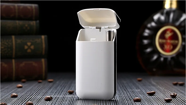Креативный портсигар и зажигалки перезаряжаемый без газа USB ветрозащитный негорящий Электрический сигары электронная зарядка зажигалка