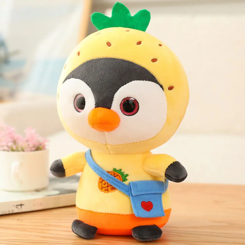 

Cute Penguin Plush Toy Animal Penguin Cosplay Pineapple Stuffed Doll Lovely Penguins Toys Small Pendant Gift for Friend
