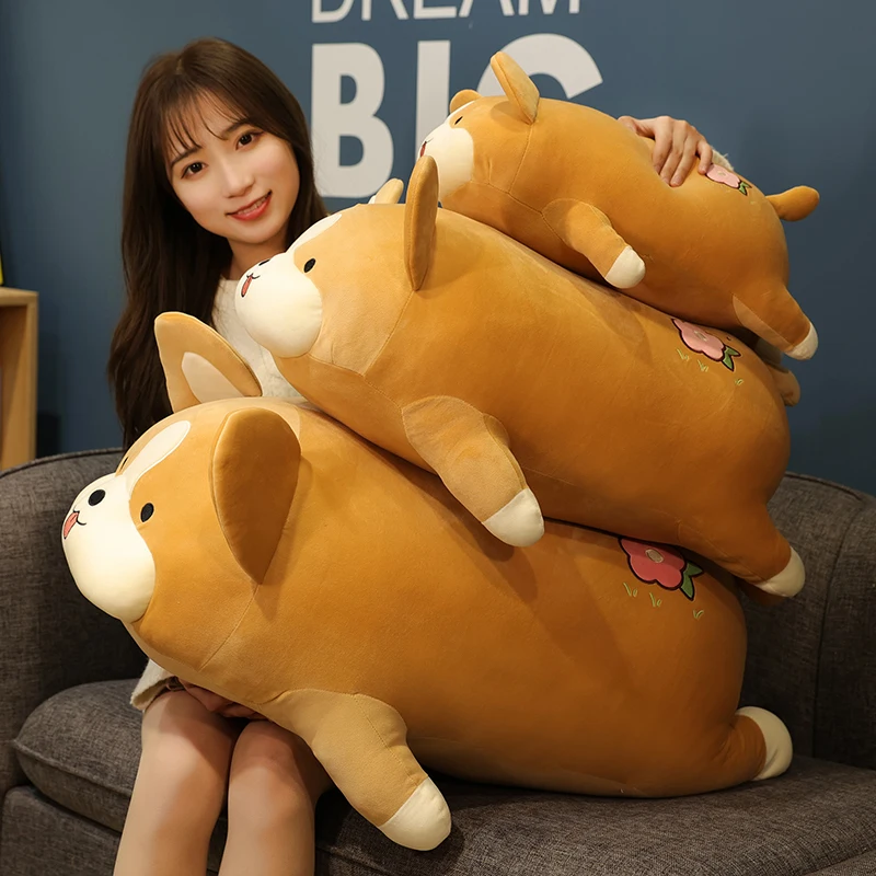 Online 1pc 45-80cm Kawaii Gordo Perro Shiba Inu Juguetes De Peluche De Felpa Muñecas De Peluche Almohada Cojín Suave Para Niños De Cumpleaños De Las Niñas, Regalos De San Valentín