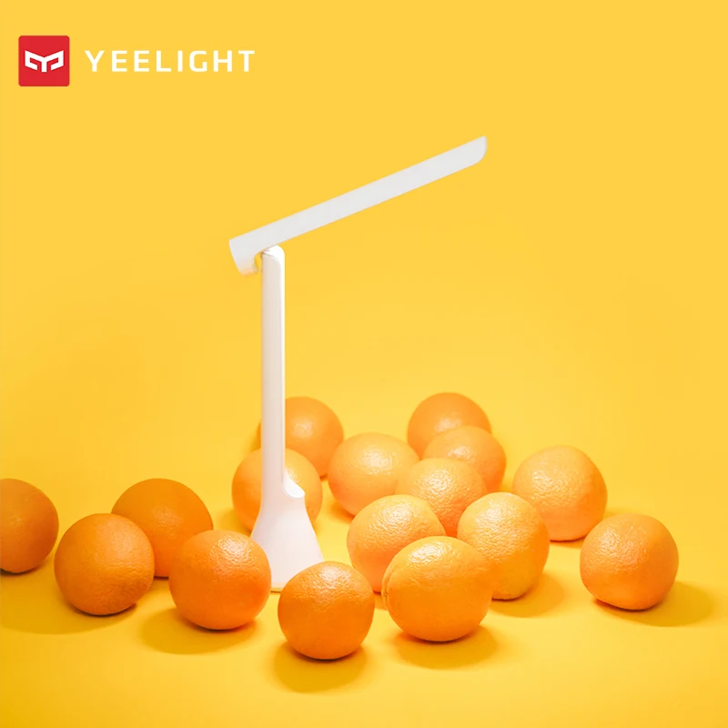 Оригинальный Xiaomi Mijia Yeelight 2 цвета складной USB Перезаряжаемый светодиодный
