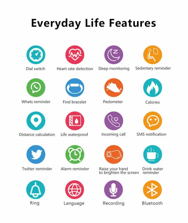 

MT3 Smart Watch 8G Memory Bluetooth Call Men Smartwatch Women Bluetooth Call Watch Waterproof Fitness Tracker