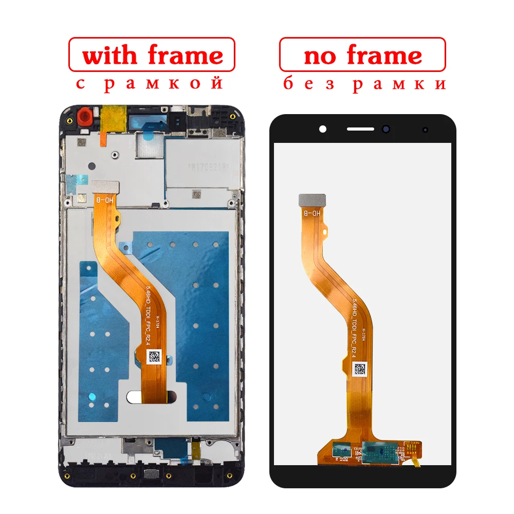 ЖК-дисплей для HUAWEI Y7 Prime ЖК-дисплей Экран Дисплей планшета Сенсорный экран TRT L21 L21A L21X LX2 LX1 LX3 сборка Рамка