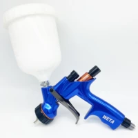 nve weta hvlp new design spray paint gun 1 3mm airbrush pure al forge airless spray gun for painting car air brush sprayer