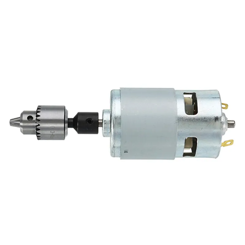 Электродрель с дрельным патроном постоянный ток 12-24 В 775 двигатель постоянного