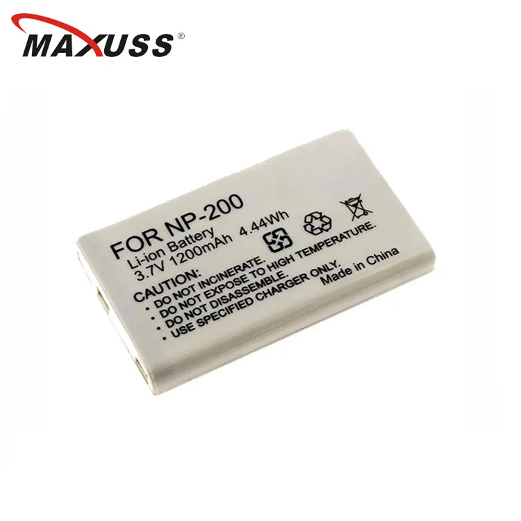 

NP-200 is suitable for MINOLTA NP200 digital camera battery 3.7V 850mAh 3.145Wh