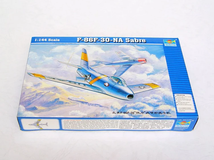 Новинка 1:144 североамериканского F 86 30 сабля истребитель в сборе с трёхмерными