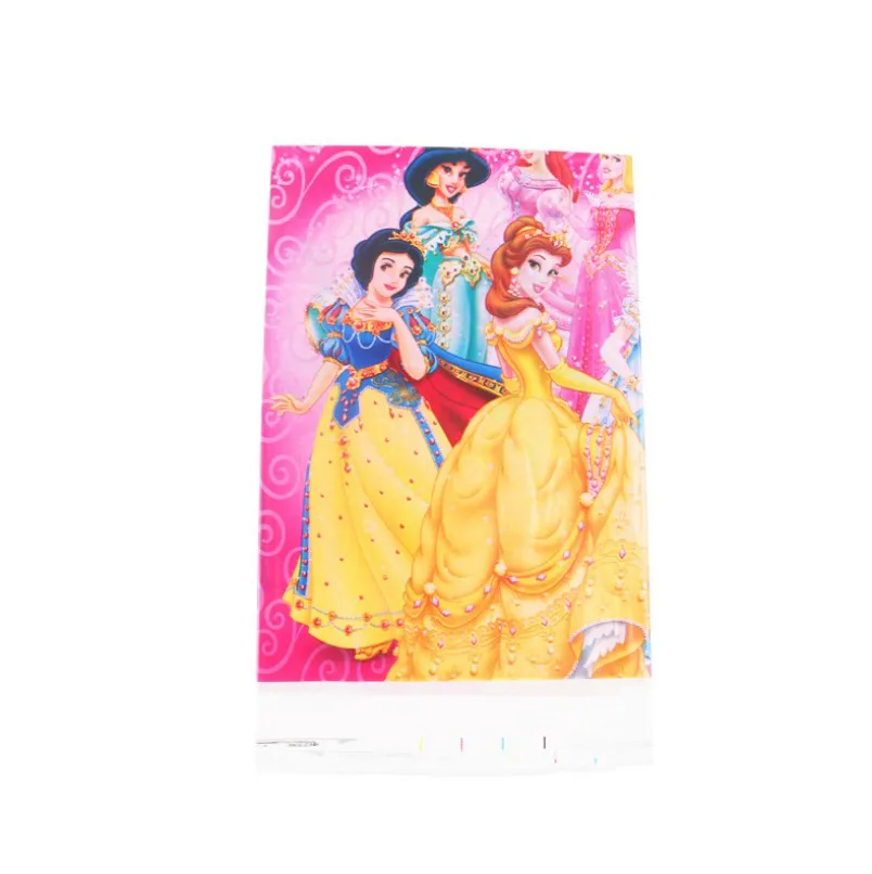 Tablecloth 1pcs 1 X Принцесса София/Аврора/Белоснежка/Эльза/Анна, кекс, топперы, юбка ручной работы украшение торта, подарок на день рождения для девочки - Цвет: Tablecloth 1pcs