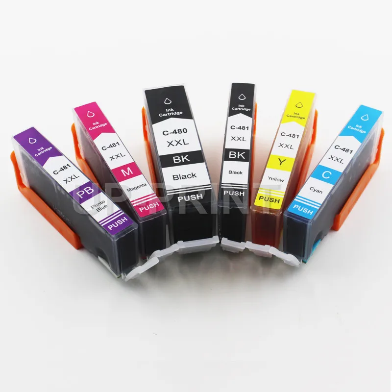UP PGI-480 CLI-481 PGI480 481 compatible Ink Cartridge For Canon PIXMA TR7540 TR8540 TS8140 TS6140 TS9140 full with ink | Компьютеры и