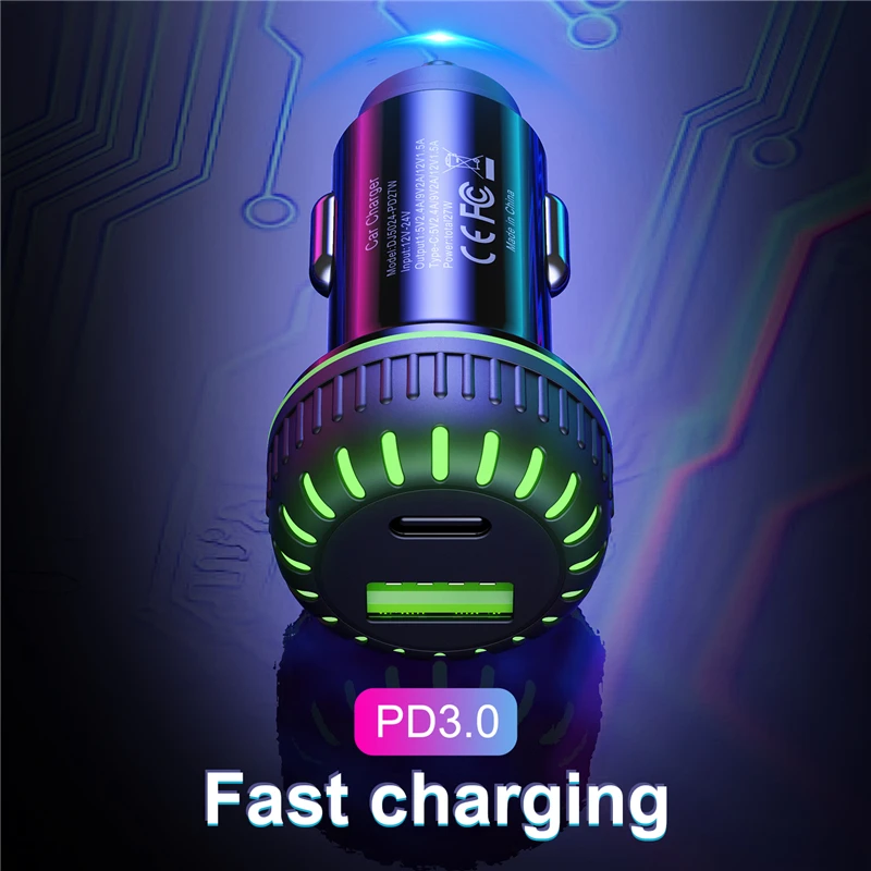 Lovebay 36 Вт автомобильное USB зарядное устройство Quick Charge 3 0 светодиодный светильник