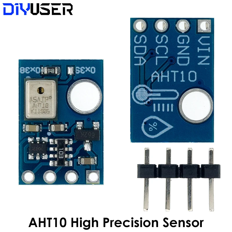 

AHT10 High Precision Digital Temperature and Humidity Sensor Measurement Module I2C Communication Replace DHT11 SHT20 AM2302