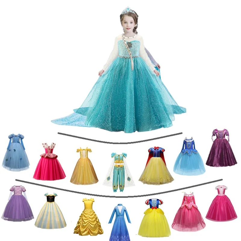 Платье для маленьких девочек платья маленькой принцессы красивое платье малышей
