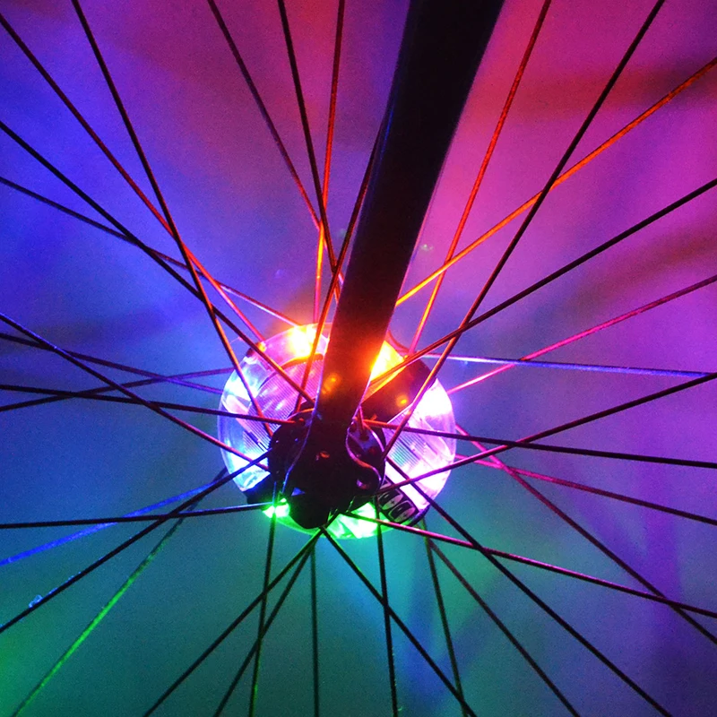Велоспорт подсветка втулки светодиодный свет 3 мигающий режим велосипедный