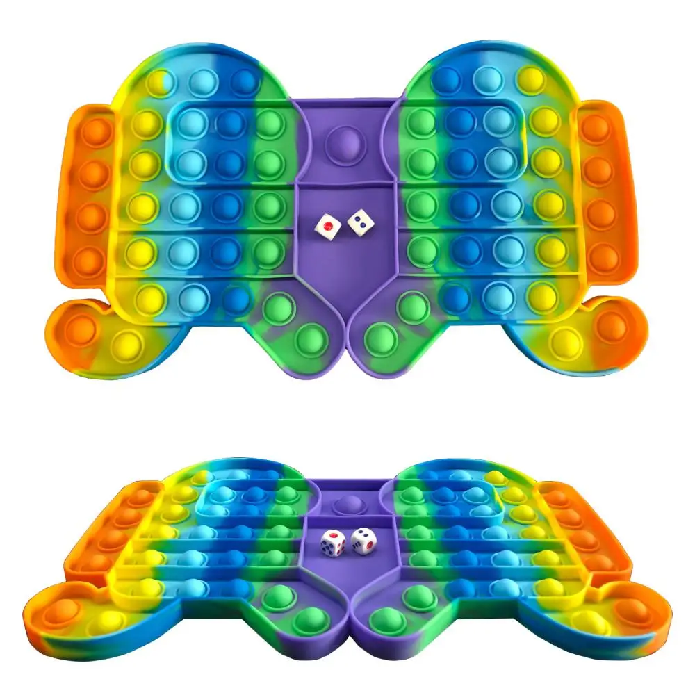 

Large Simpel Dimpel Fidget Toy Anti Stress Push Bubble Board Game Adult Autism Adhd Relief Sensory Squishy Pad Toys for Boys