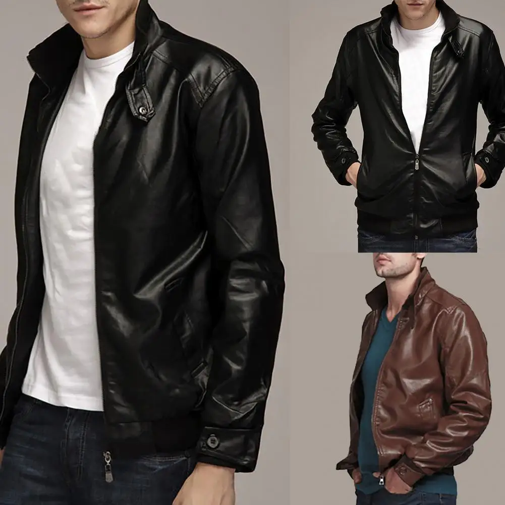 

Top Stylish Windproof Men Motorcycle Windbreaker Comfortable Motorcycle Jacket Side Pockets for Daily Wear