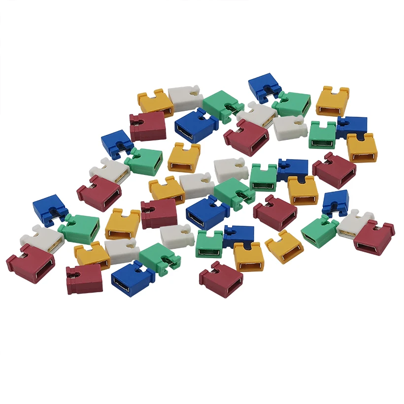 60 шт. цветные 2 54 мм контактные разъемы для компьютера | Строительство и ремонт