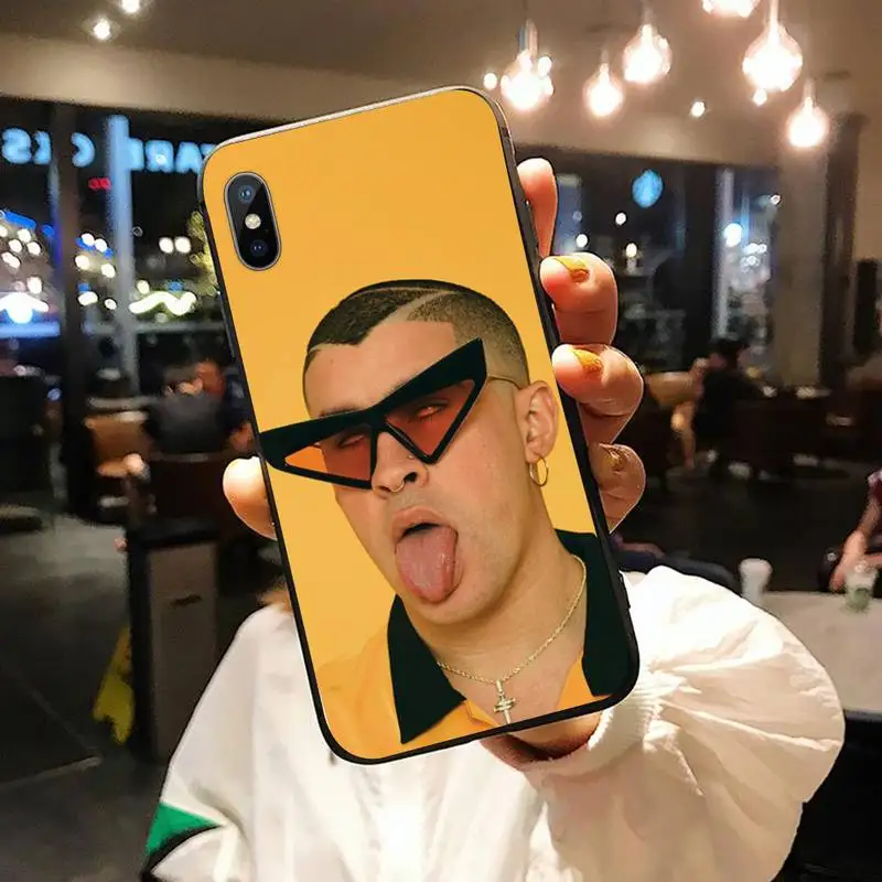 

Bad Bunny famous singer Phone Case for iPhone 11 12 mini pro XS MAX 8 7 6 6S Plus X 5S SE 2020 XR luxury funda cover coque shell