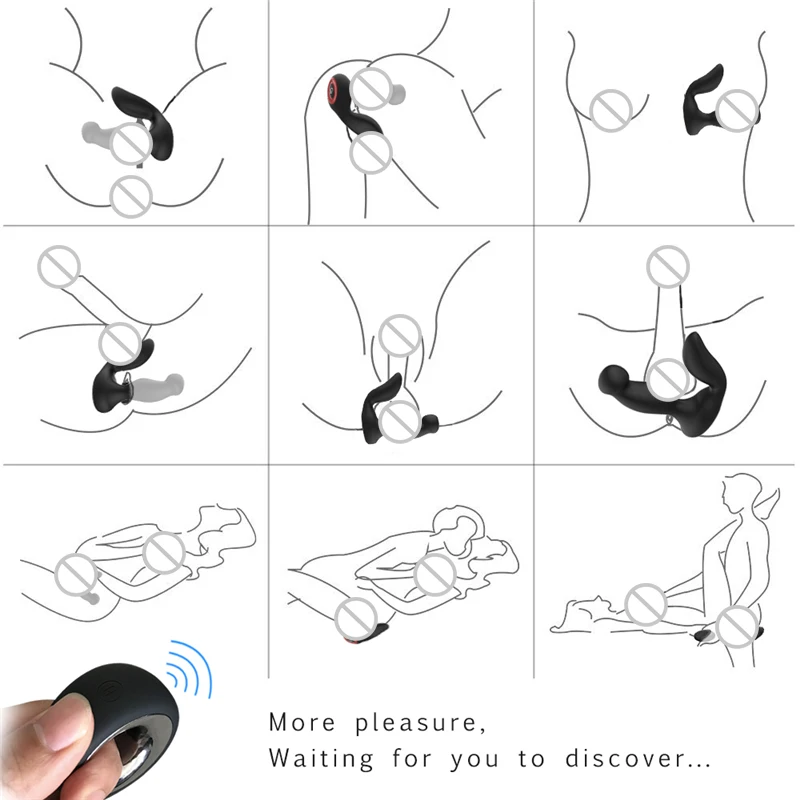 Эротический взрослый анальный фаллоимитатор для точки G Анальная пробка бусины