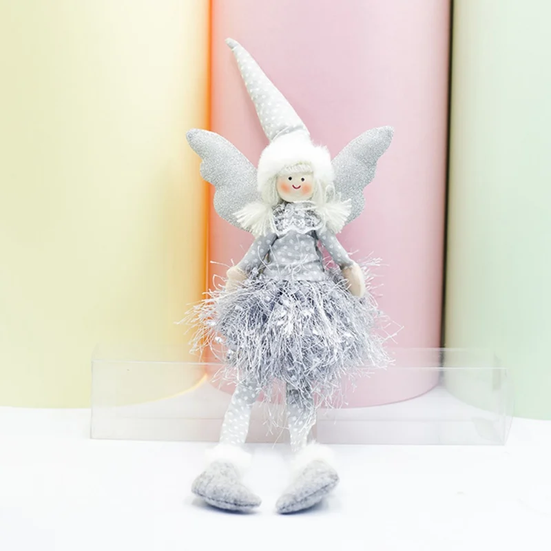 2019 Christmas Cloth Angel Doll Decorations For Home Gift Wedding Decoration F1 | Дом и сад