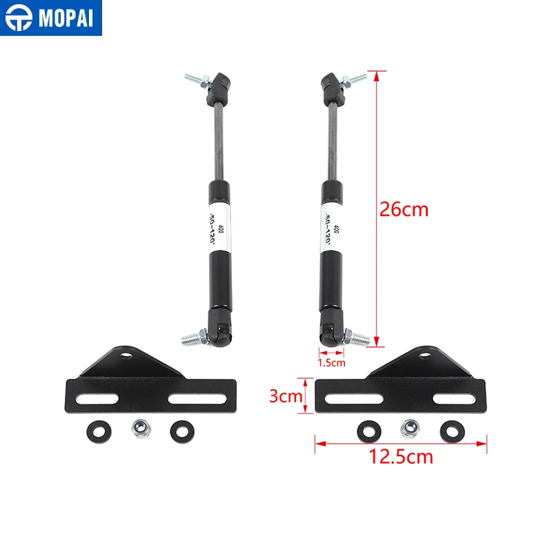 Хромированный Стайлинг MOPAI опора Переднего Капота двигателя автомобиля