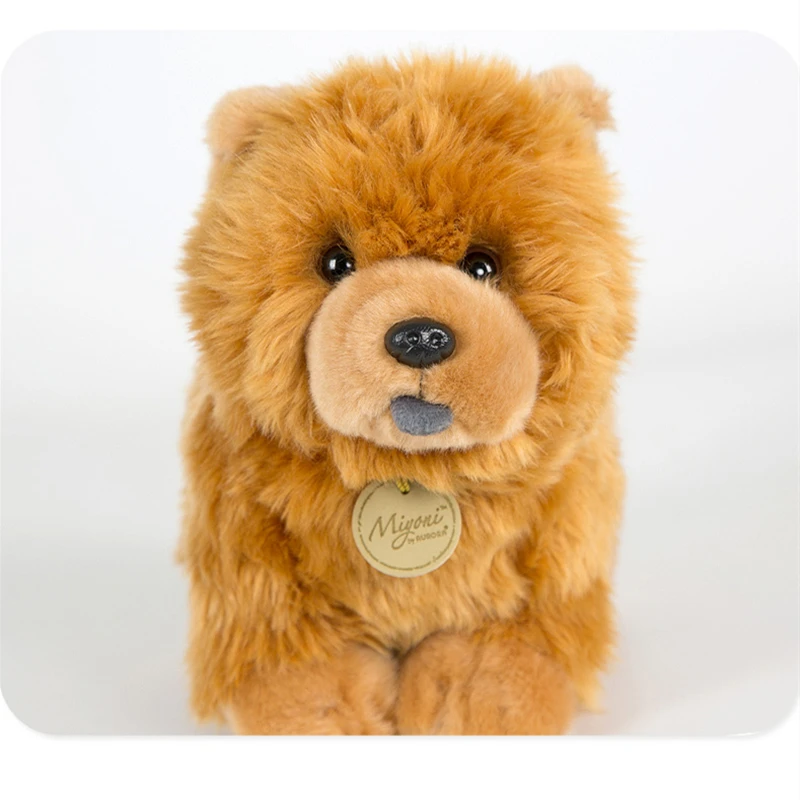 Aurora 25cm Chow Chow Plush Toy - Cute Stuffed Animal Puppy Doll, Soft and Fluffy, Ideal for Birthday and Christmas Gifts, Simulation Dog image 2