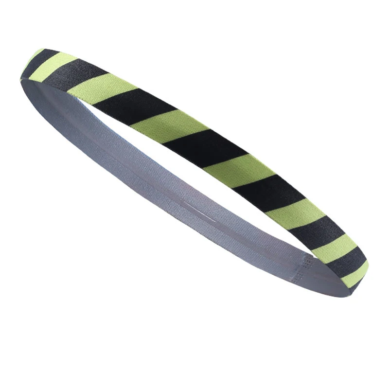 2 шт. полосатая впитывающая плетеная спортивная лента для волос йоги