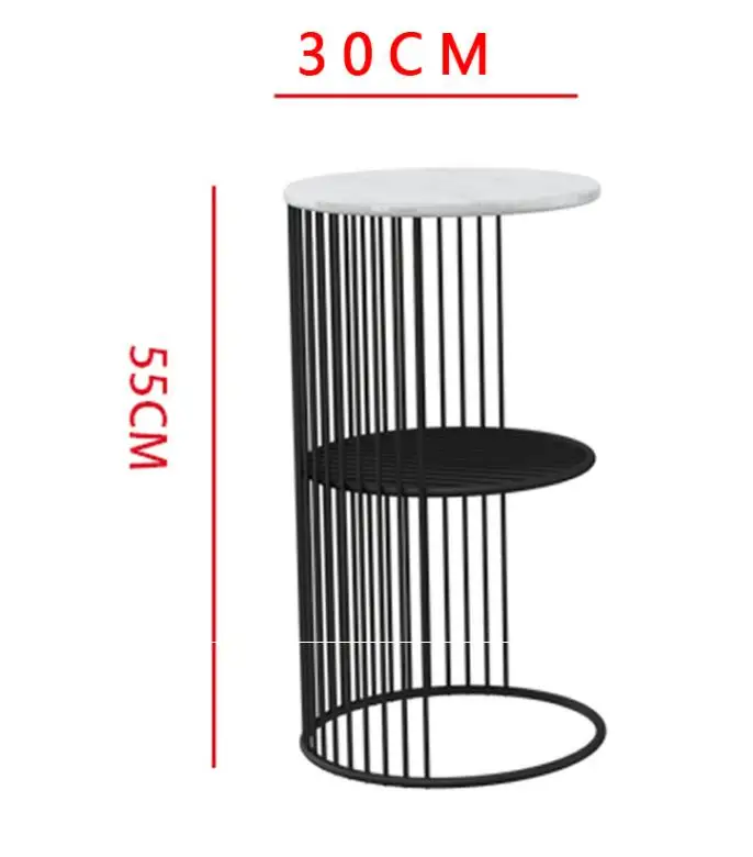 Высококачественный скандинавский Маленький мраморный журнальный столик