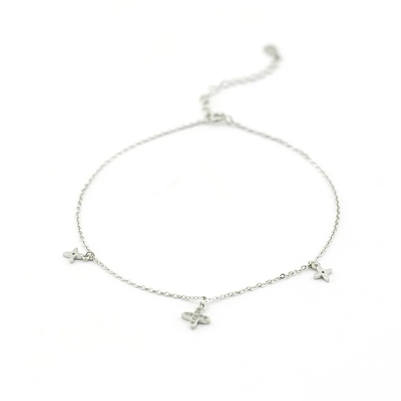 Браслеты на ногу женские из серебра 925 пробы амулетные ювелирные украшения для