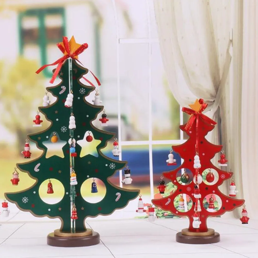 Рождественские деревянные декорации Рождественская елка производство