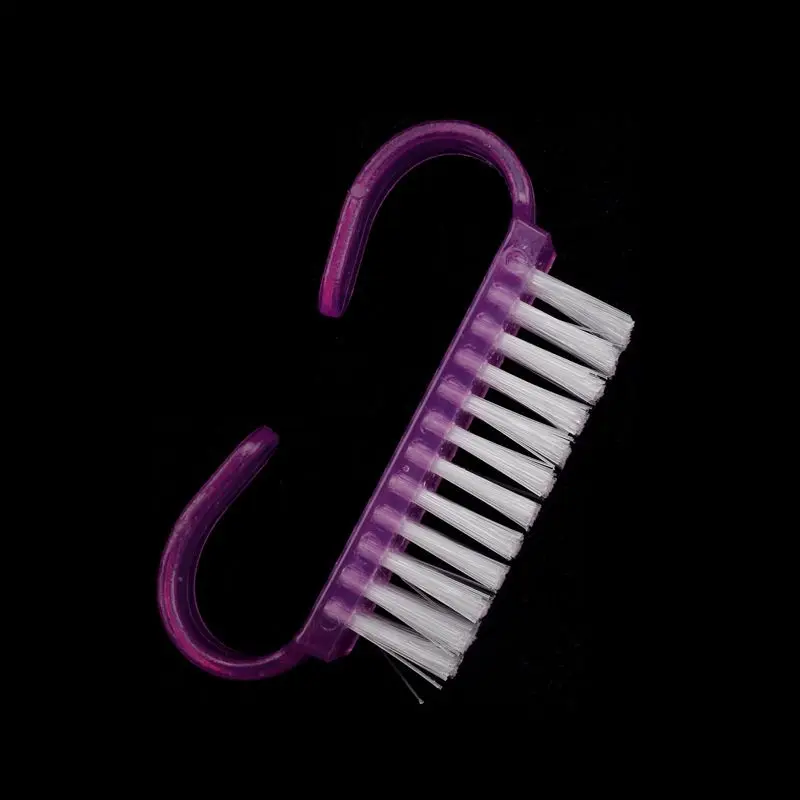 

Convenient Nail Random Color Brush For Acrylic & UV Gel Nail Art Dust Cleaner Horn brush