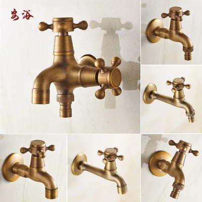 

Европейский стиль, античный смеситель двойного назначения, туалет, одиночная охлаждающая стиральная машина, Швабра, Смеситель для бассейна