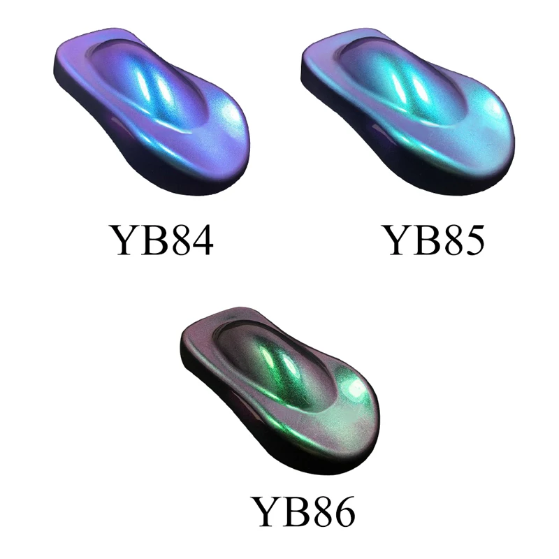 7 пакетов пигмент Хамелеон порошковое покрытие акриловое волокно Краски краска