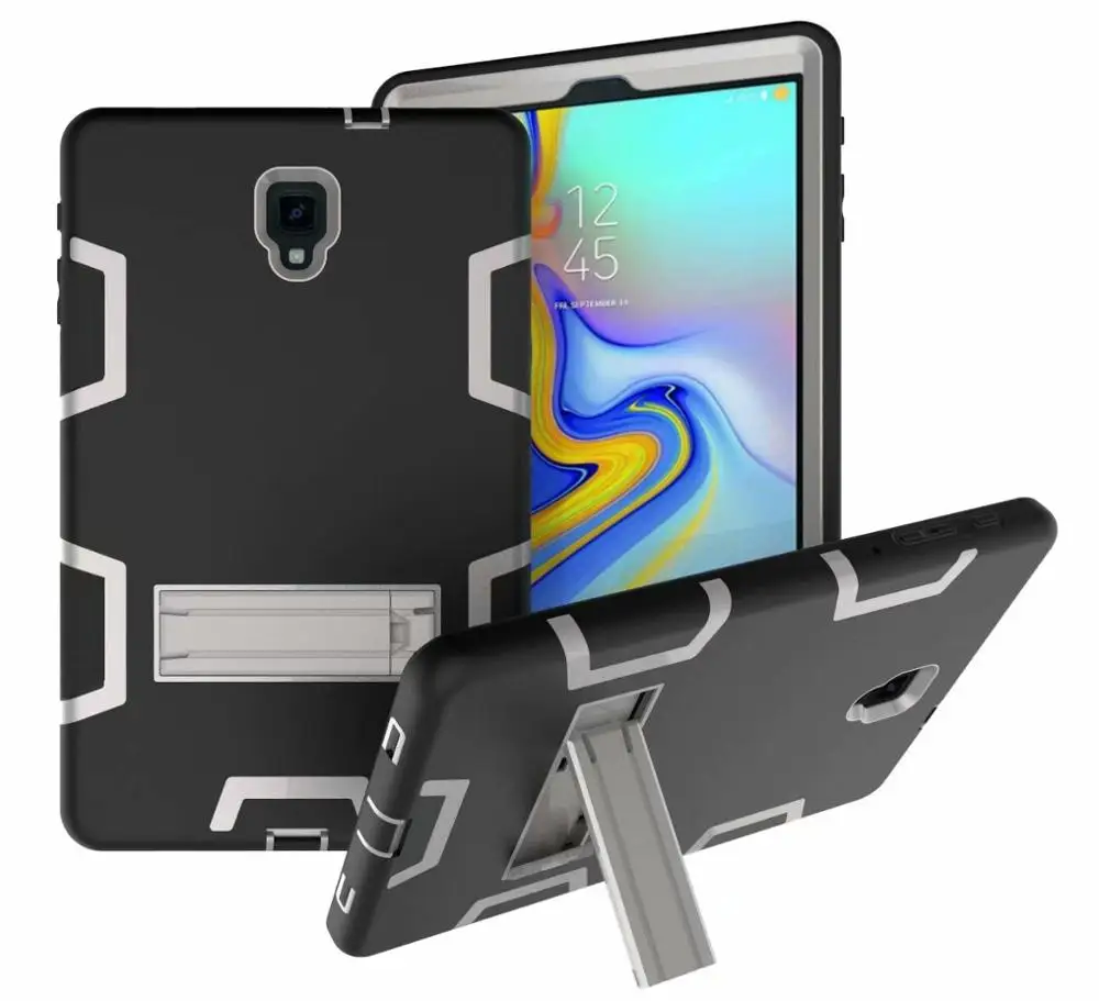 Фиолетовый Детский ударопрочный Прочный Твердый чехол Корпус для Samsung Galaxy Tab A 10,5 T590 T595 SM-T595 T597 чехол для планшета+ ручка - Цвет: Фиолетовый