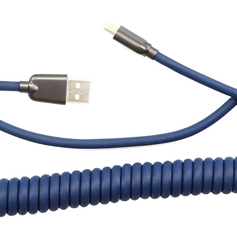 USB Спиральный Кабель Pilot коннектор Mechables Type C спиральный кабель для клавиатуры