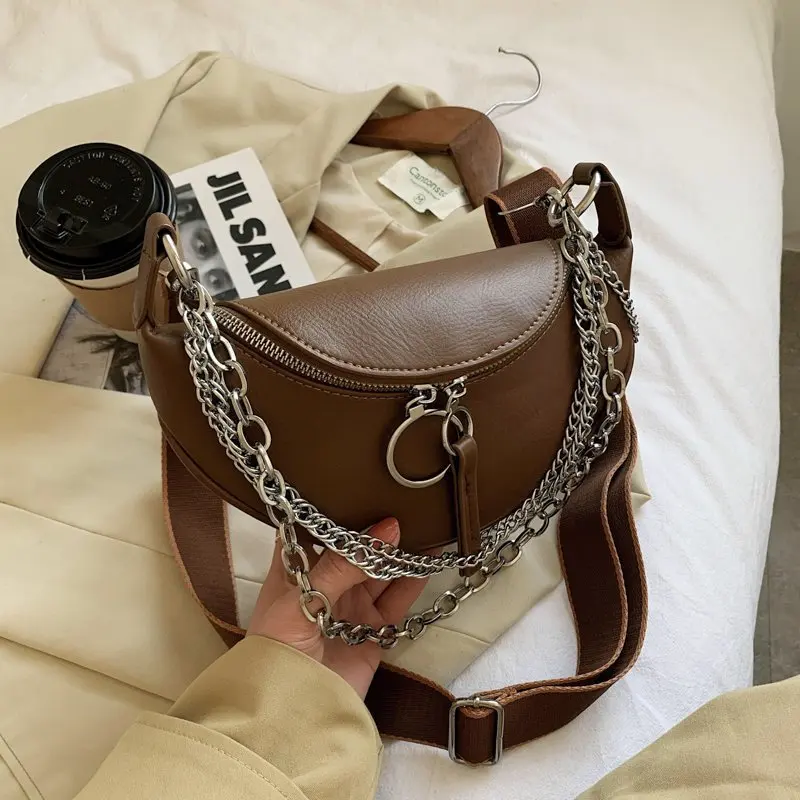 Новые женские сумки для женщин 2021 Весенняя поясная сумка в западном стиле на